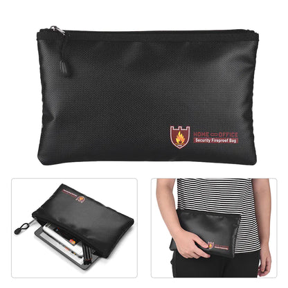 Fireproof and Waterproof Document Bag - open view
